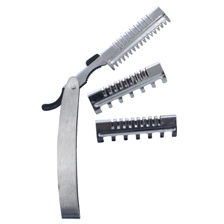 postquam RAZOR WITH 4 METALLIC COMBS