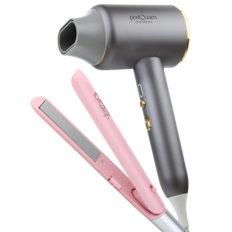 postquam VELOCE IONIC BLUE G HAIR DRYER + USB STRAIGHTENER COQUET