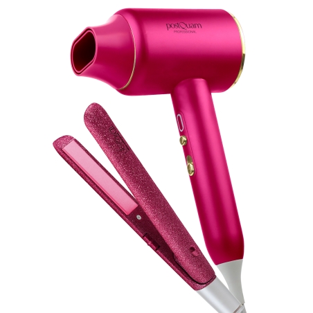 postquam VELOCE IONIC BLUE P HAIR DRYER + USB STRAIGHTENER GLIT