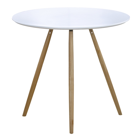 postquam WHITE TABLE ESTOCOLMO-SMALL (DIAMETER 80 HEIGHT 72)