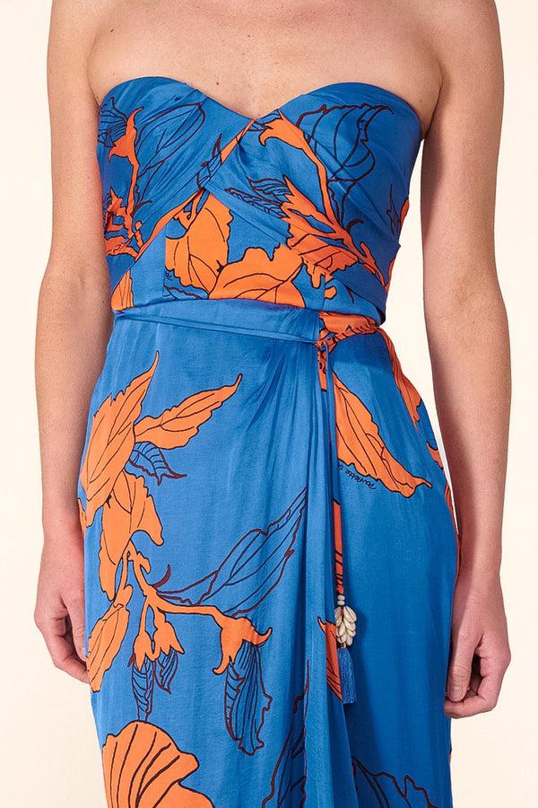 Poupette St Barth Long Dress Collina