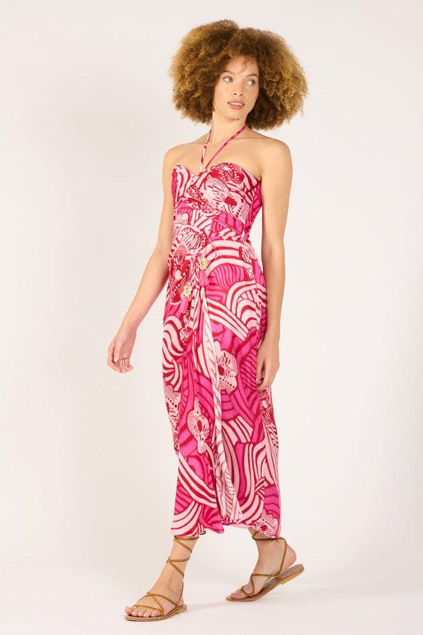 Poupette St Barth Long Dress Collina