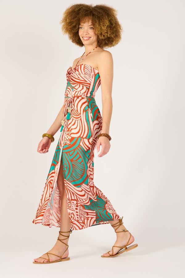 Poupette St Barth Long Dress Collina