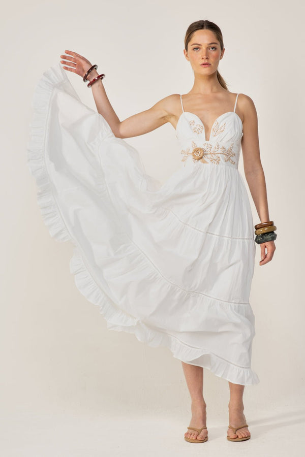 Poupette St Barth Long Dress Milena