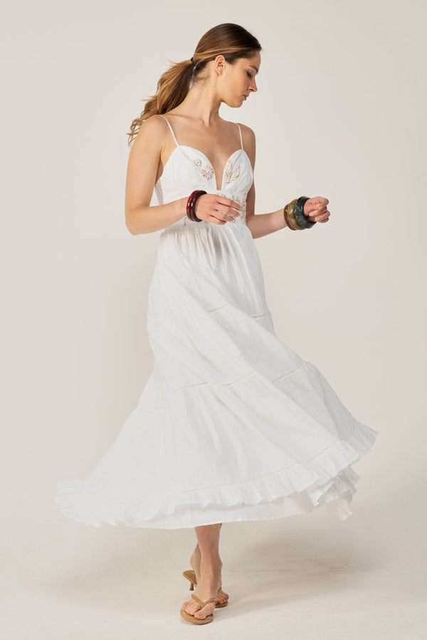 Poupette St Barth Long Dress Milena