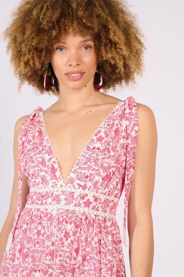 Poupette St Barth Long Dress Perla