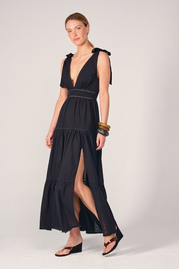 Poupette St Barth Long Dress Perla