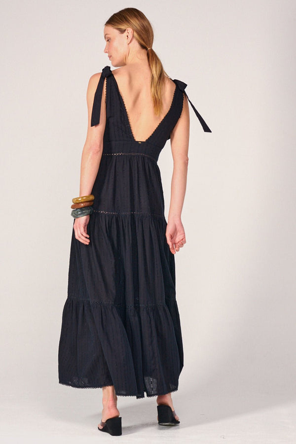 Poupette St Barth Long Dress Perla