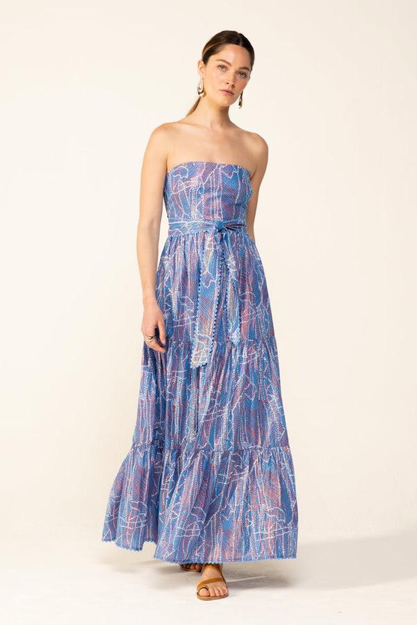 Poupette St Barth Long Dress Thelma