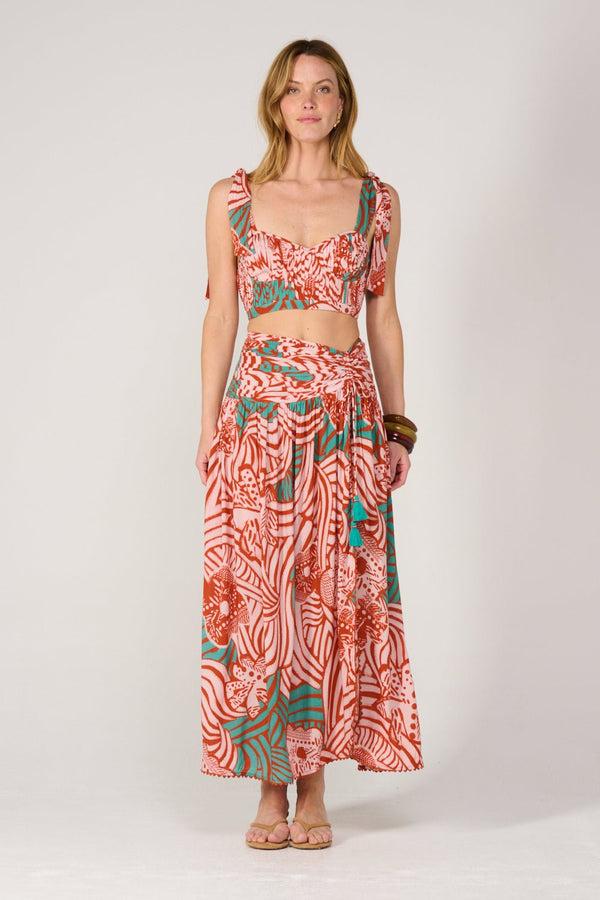 Poupette St Barth Long Skirt Carla