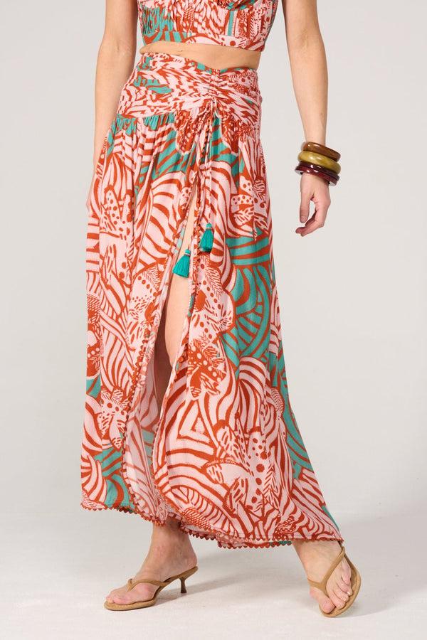 Poupette St Barth Long Skirt Carla