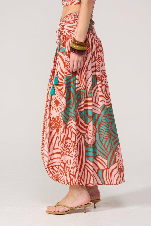 Poupette St Barth Long Skirt Carla