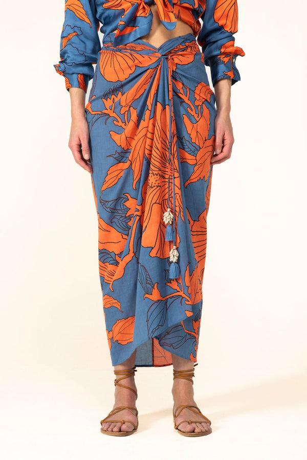 Poupette St Barth Long Skirt Uma