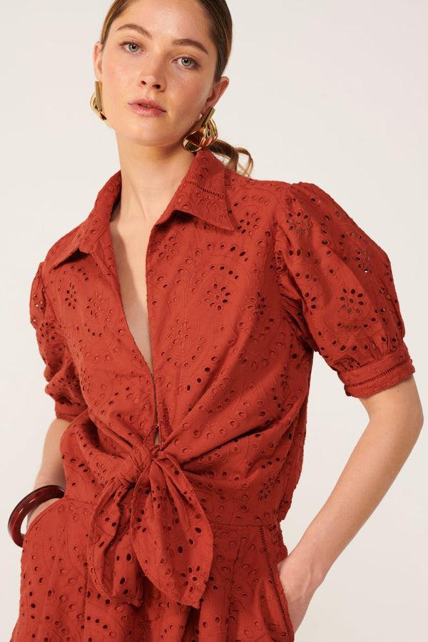 Poupette St Barth Short Jumpsuit Livia