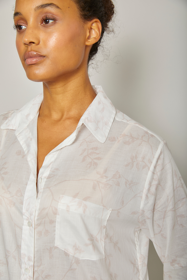 Pour Les Femmes Hummingbird Long Sleeve Pajama Set - Pink