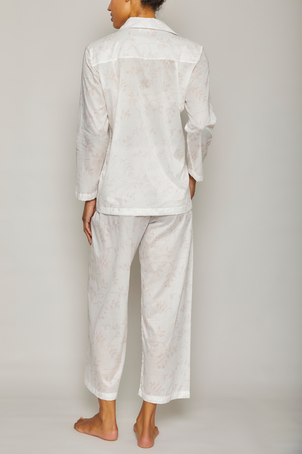 Pour Les Femmes Hummingbird Long Sleeve Pajama Set - Pink