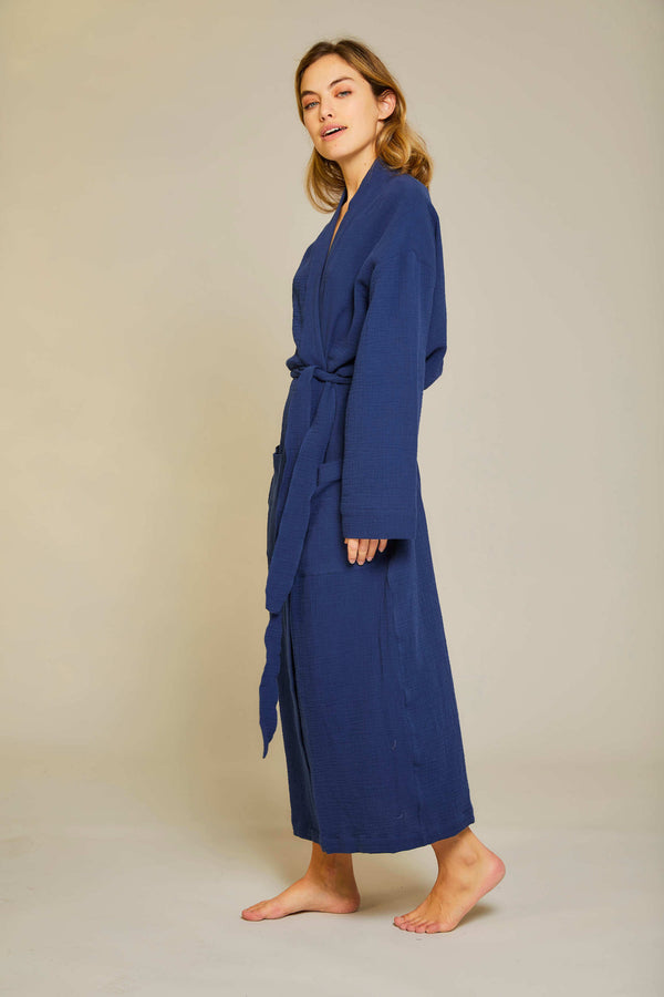 Pour Les Femmes Angel Long Robe - Navy