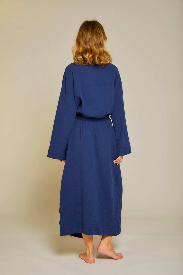 Pour Les Femmes Angel Long Robe - Navy