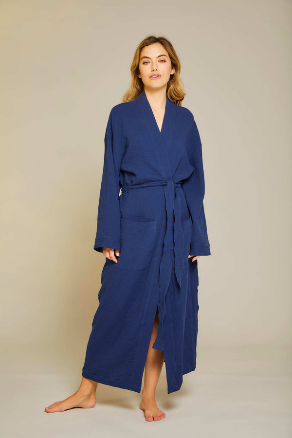 pour les femmes Angel Long Robe - Navy