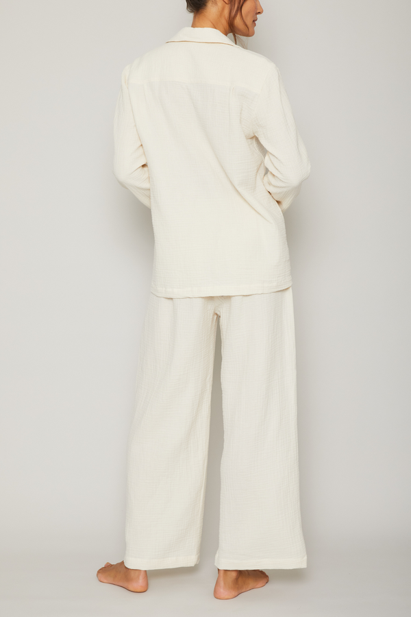Pour Les Femmes Angel Pajama Set - Natural