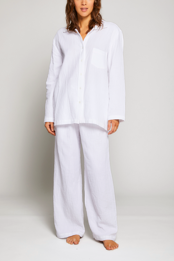 pour les femmes Angel Pajama Set - White