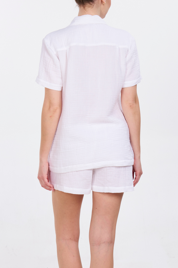 Pour Les Femmes Angel Short Set - White