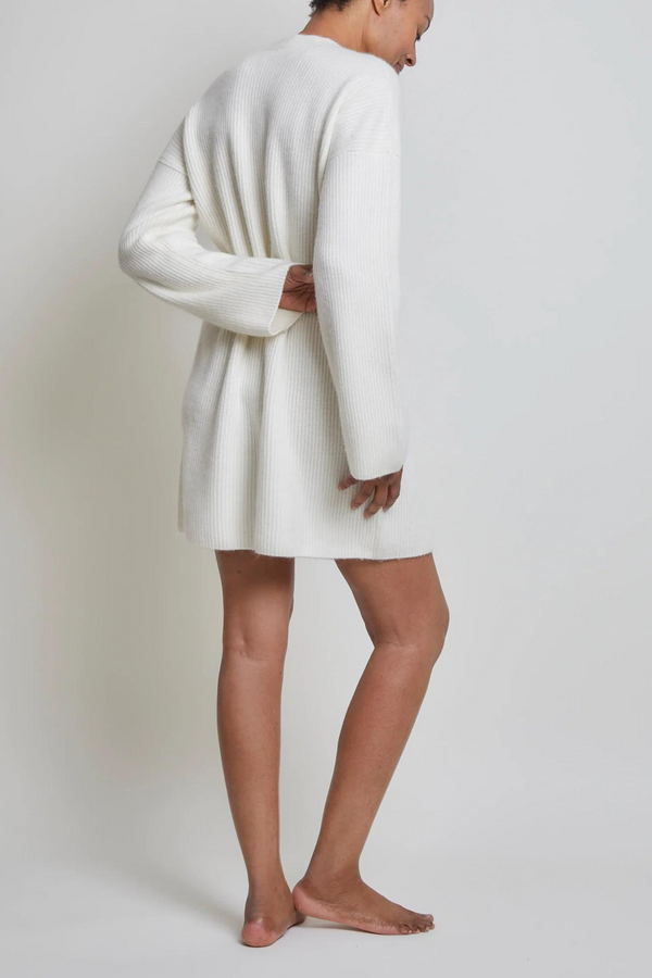 Pour Les Femmes Cashmere Robe - Cream