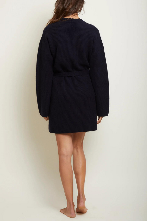 Pour Les Femmes Cashmere Robe - Navy