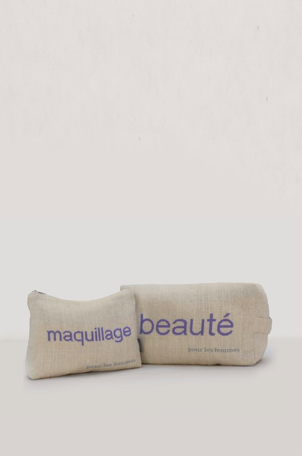 Pour Les Femmes Give Work Maquillage Bag - Lavender