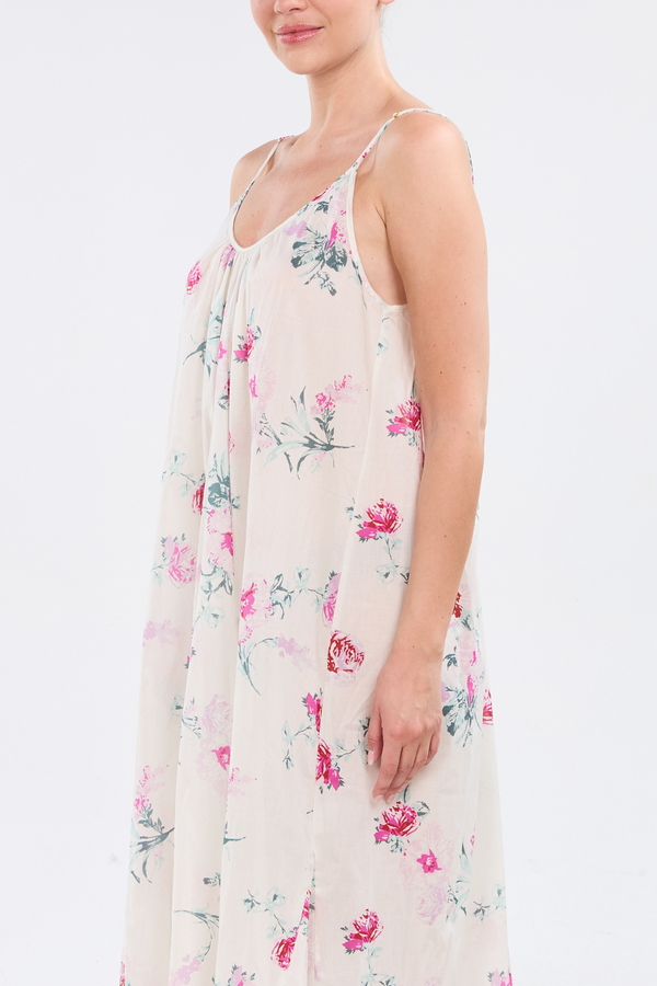 Pour Les Femmes High-Low Dress - Roses