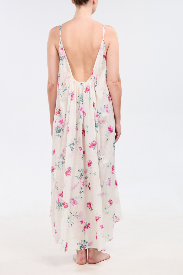 Pour Les Femmes High-Low Dress - Roses