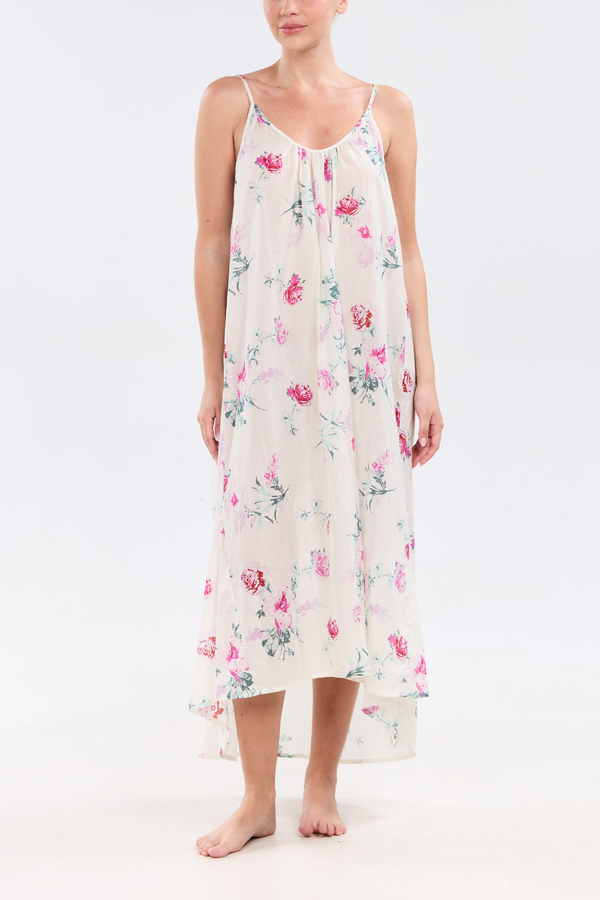 pour les femmes High-Low Dress - Roses