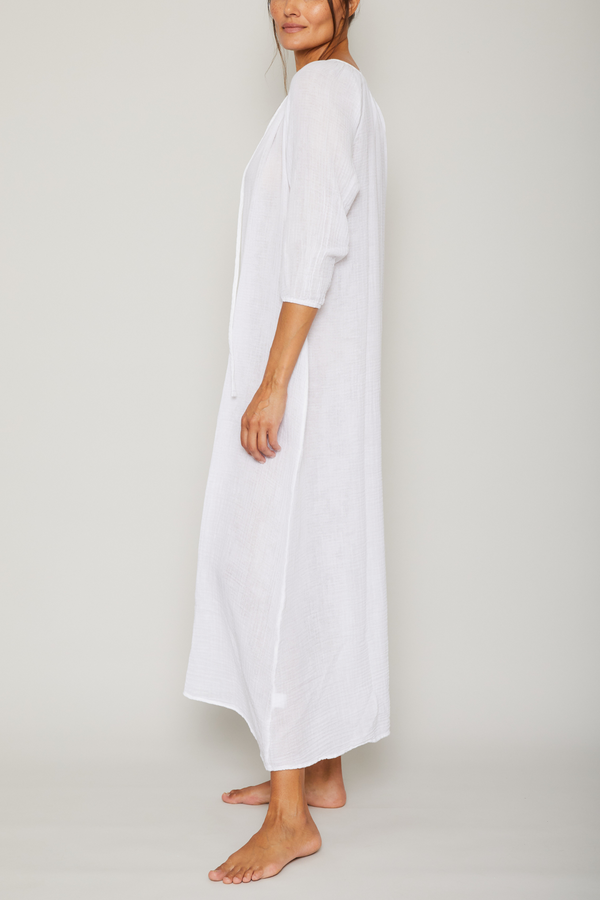Pour Les Femmes Long Gauze Kaftan