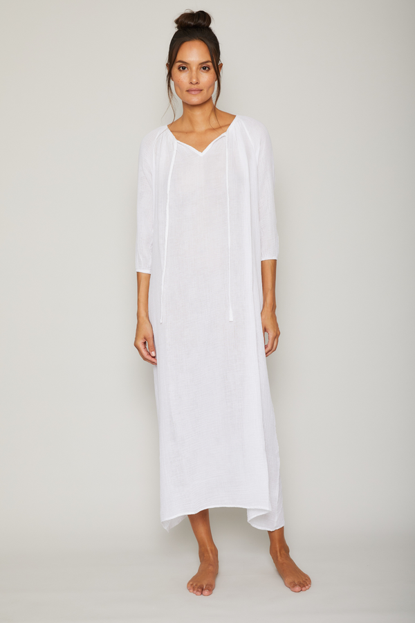 Pour Les Femmes Long Gauze Kaftan