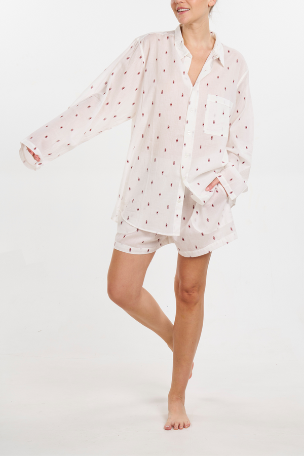 pour les femmes Oversized Short Set - Arrows