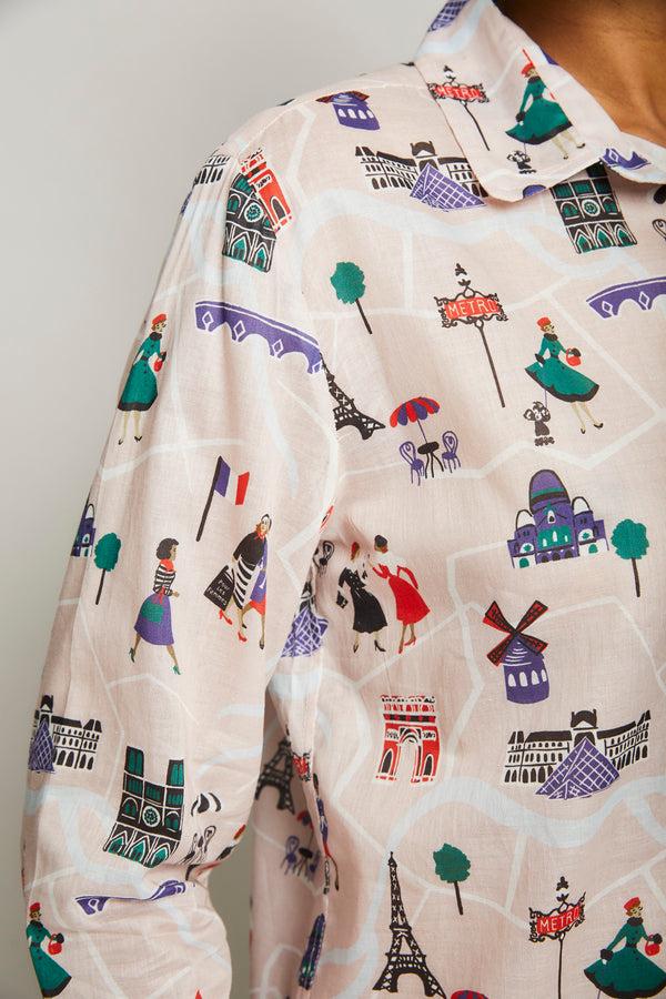 Pour Les Femmes Paris Pajama Set