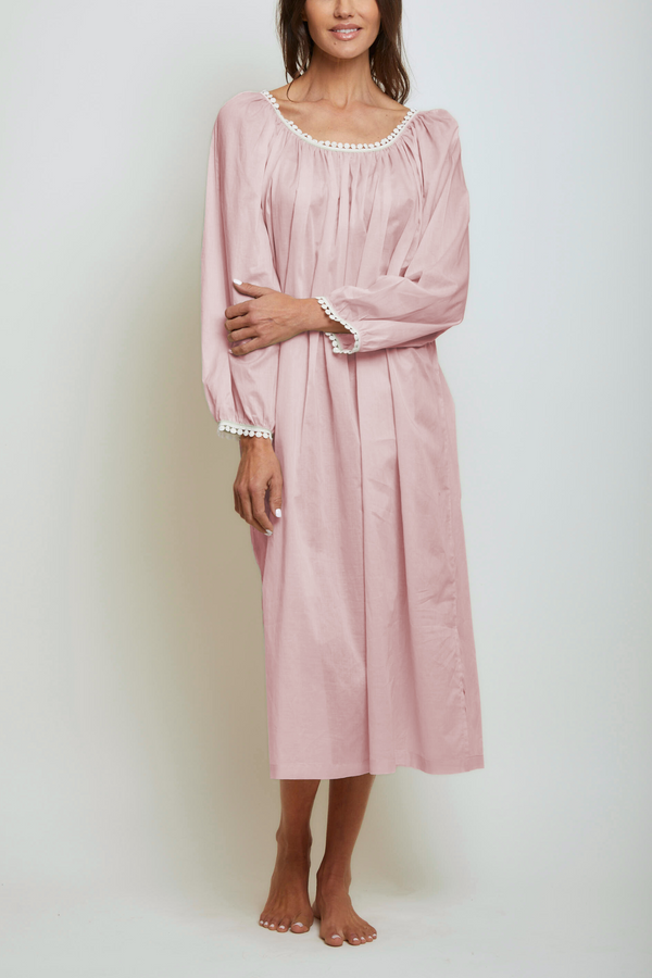 pour les femmes Thilda Long Nightgown - Peach Whip