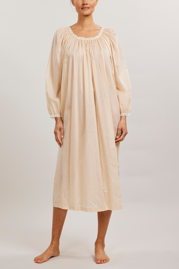 pour les femmes Thilda Long Nightgown - Sand