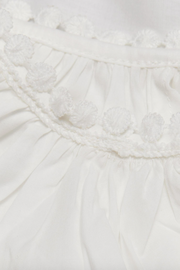 Pour Les Femmes Thilda Long Nightgown - White
