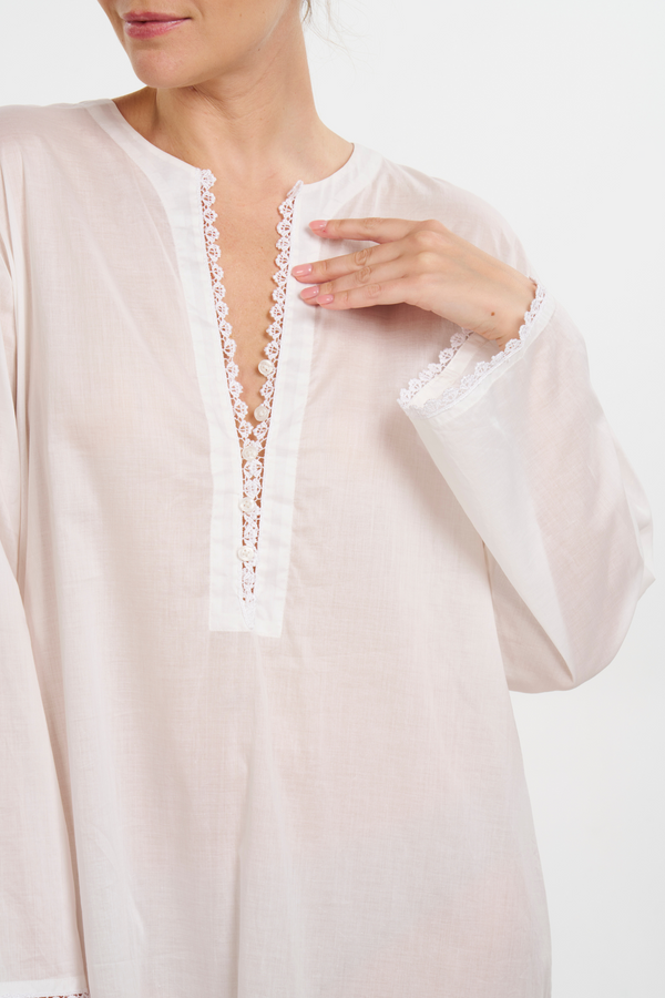 Pour Les Femmes Valentina Kaftan - White