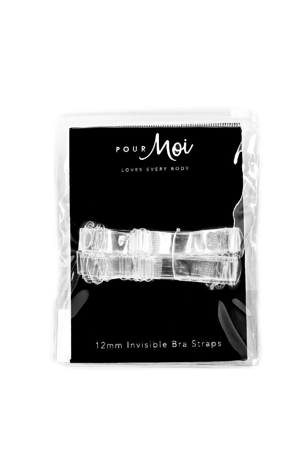 Pour Moi 12mm Clear Bra Straps (Pack Of 2 Pairs) - Clear