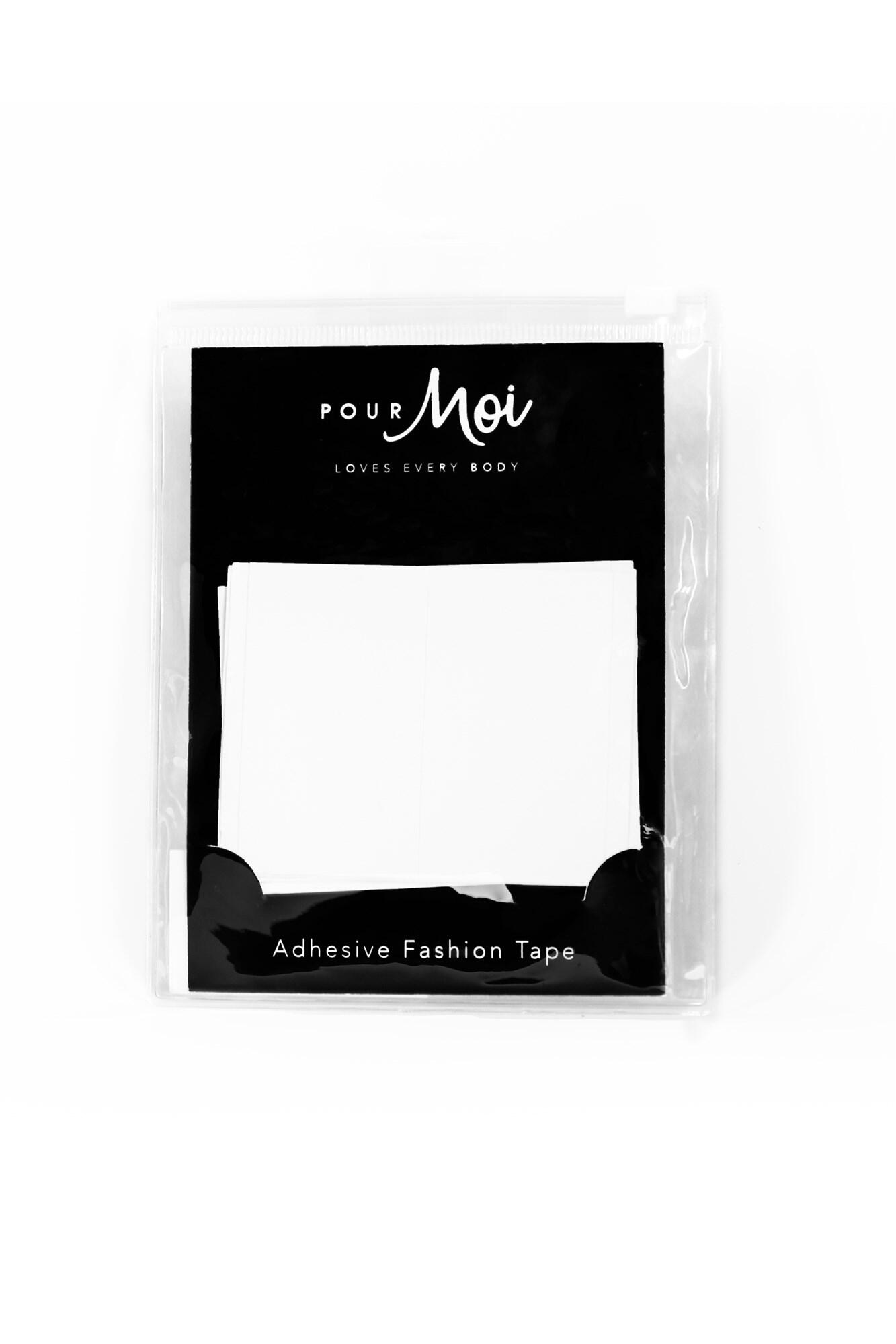 pour moi Body Tape (Pack of 25 Strips) Clear One Size - Clear