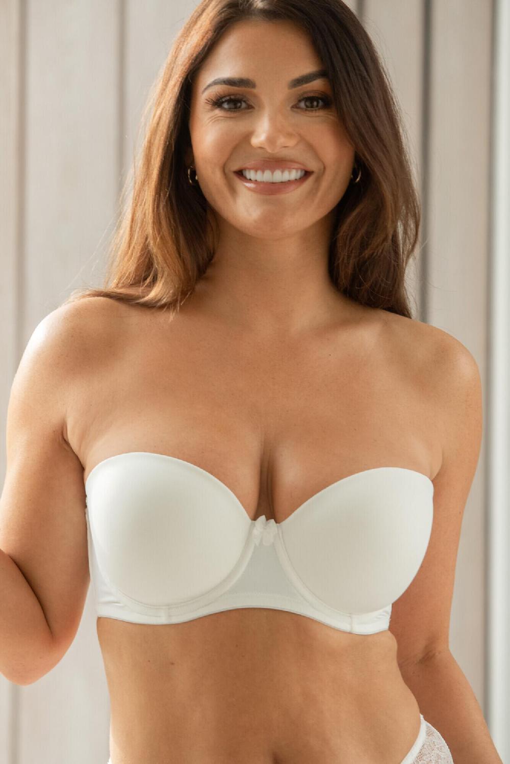 Pour Moi Definitions Contour Padded Strapless Bra - Ivory