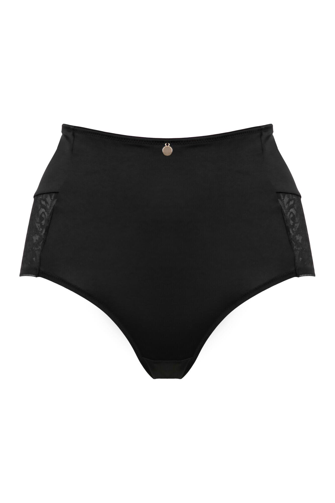 Pour Moi Effortless No VPL Light Control Lace Deep Brief - Black