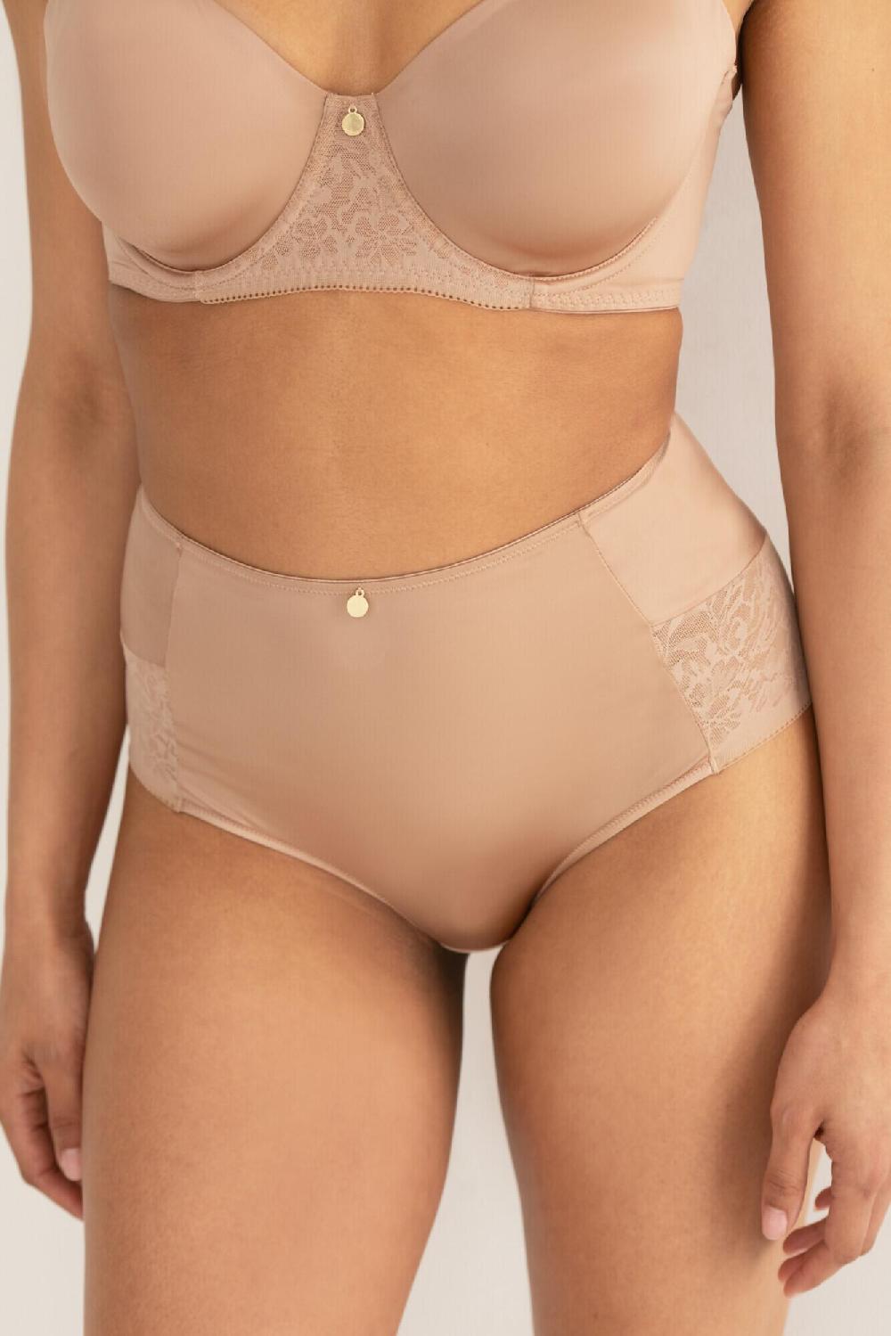Pour Moi Effortless No VPL Light Control Lace Deep Brief - Toffee
