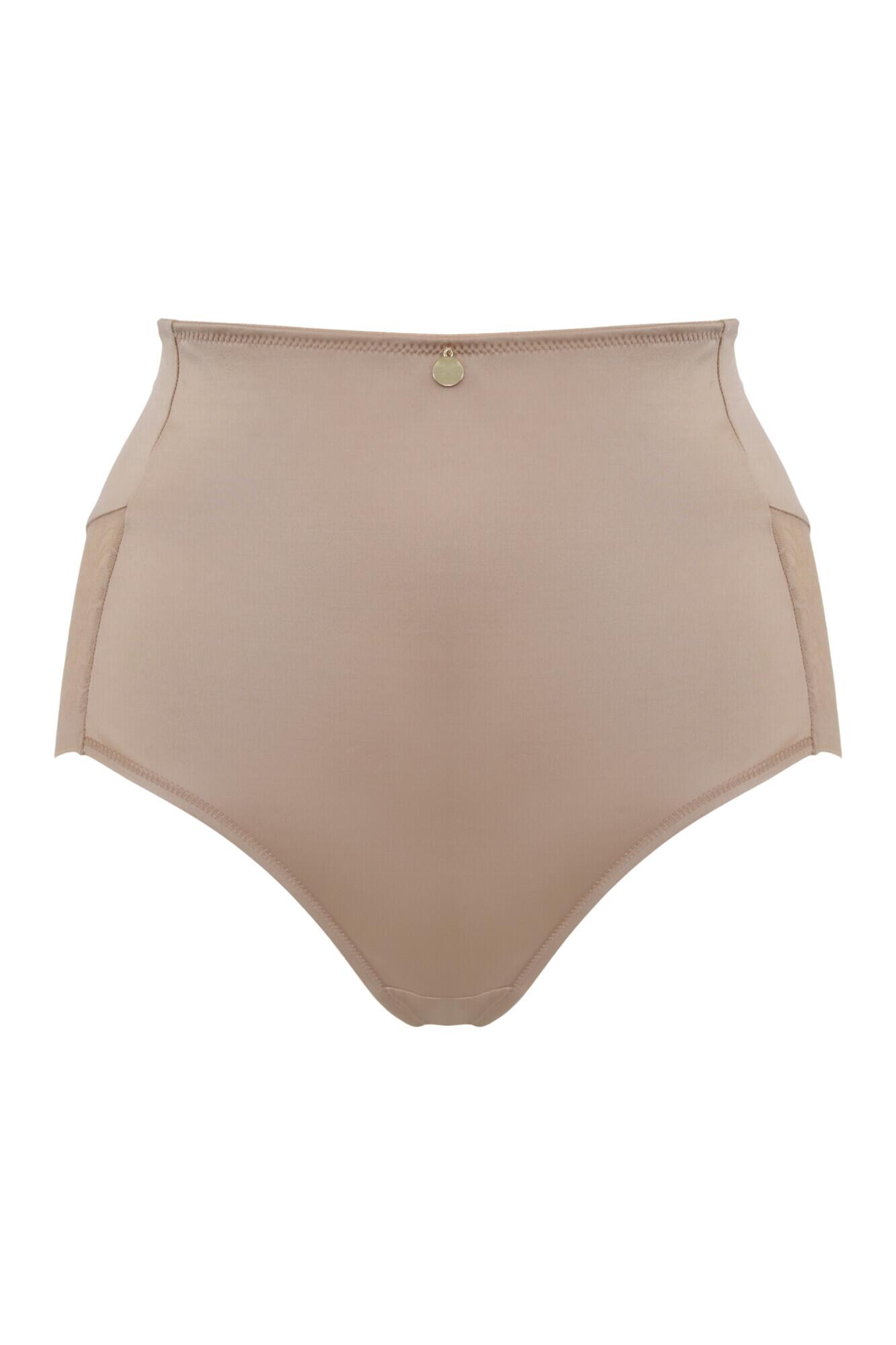 Pour Moi Effortless No VPL Light Control Lace Deep Brief - Toffee