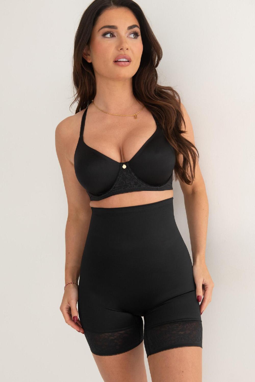 Pour Moi Effortless Non-Padded Underwired Double Layer Moulded Bra D-M - Black