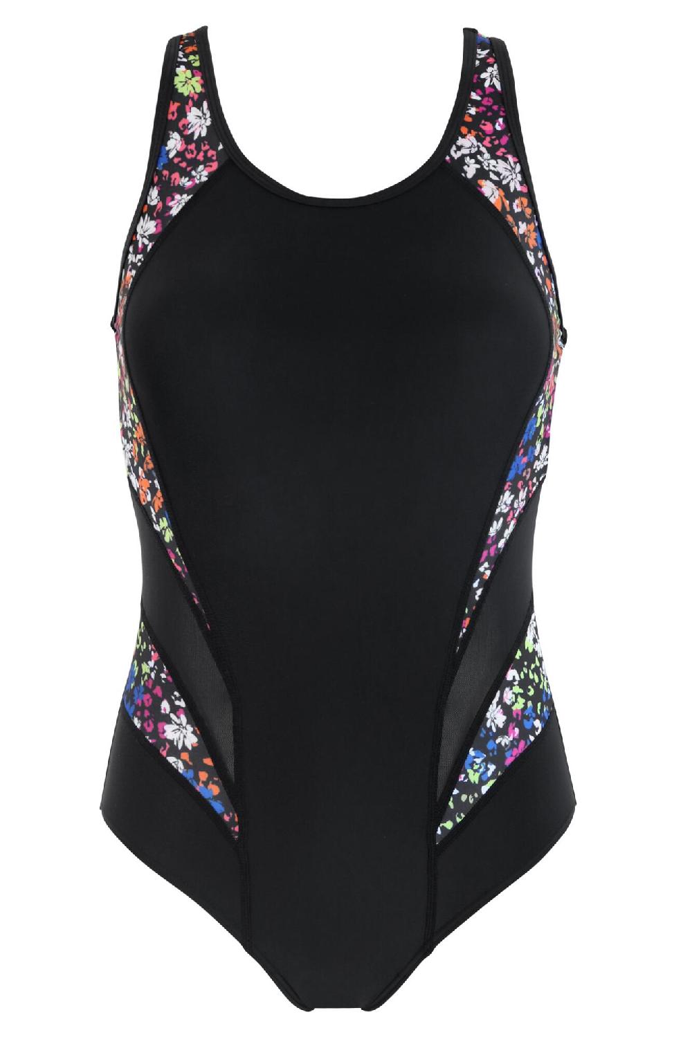 Pour Moi Energy Chlorine Resistant Control Swimsuit - Ditsy