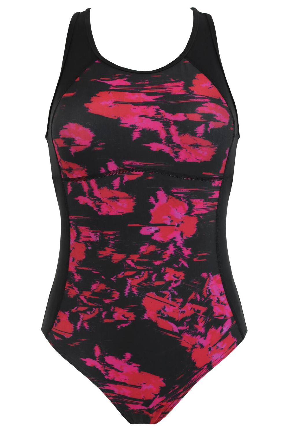 Pour Moi Energy Chlorine Resistant Recycled Swimsuit - Abstract Floral