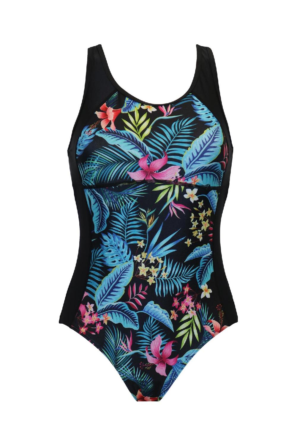 Pour Moi Energy Chlorine Resistant Recycled Swimsuit - Tropical